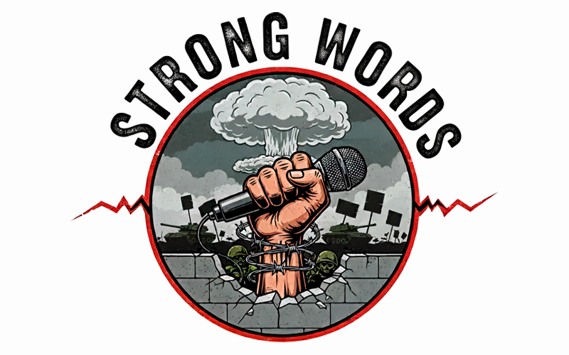 GLI STRONG WORDS LANCIANO “ATTENTA CHE CADI”: URBAN POP E IRONIA GRAFFIANTE CONTRO GLI SCIVOLONI DELLA POLITICA